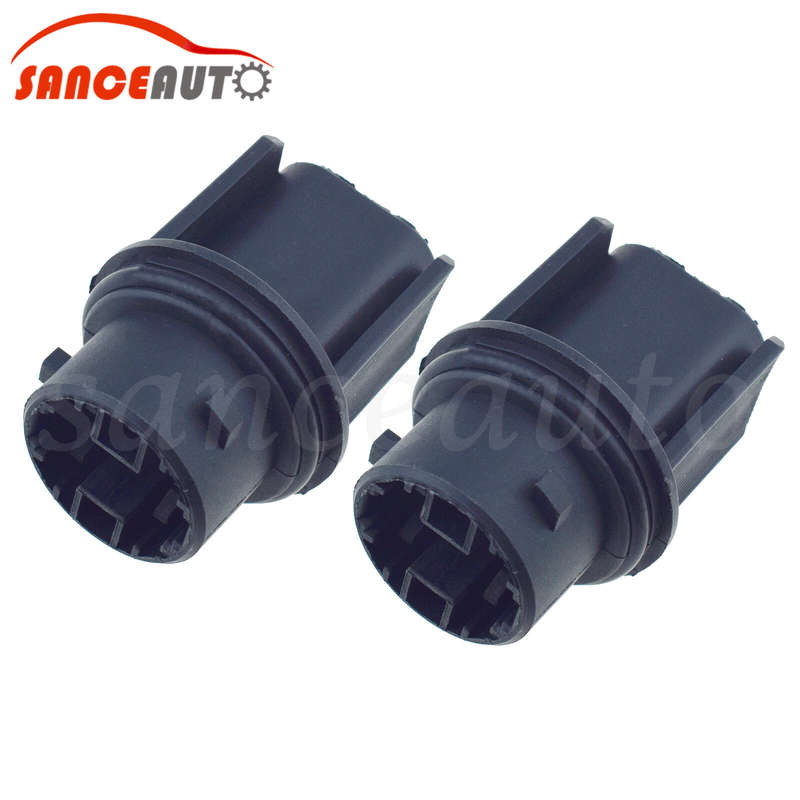2PCS For Freightliner Cascadia Columbia Truck 3157 Headlight Light Bulb Socket
