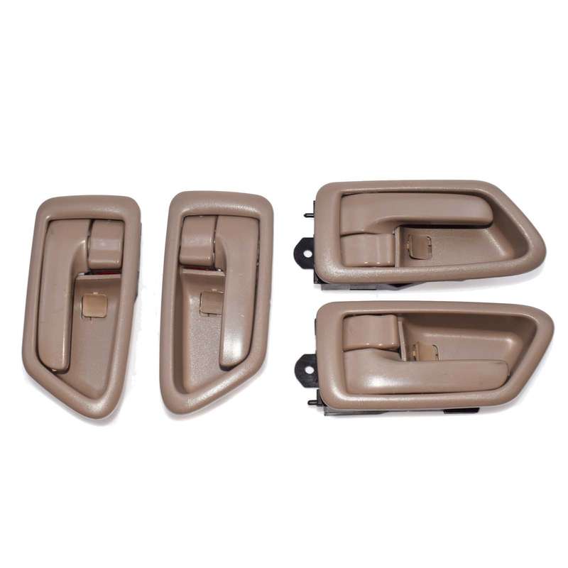 White Outside Tan Inside Door Handles 8PCS For Toyota Camry 2.2L 3.0L 1997-2001