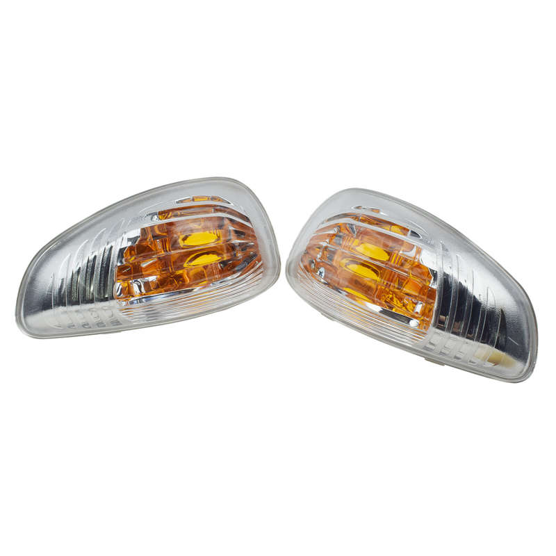 Pair Mirror Indicator Light Lens Left&Right For Nissan Vauxhall RENAULT Opel New