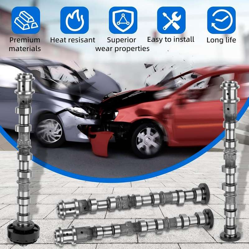Engine Camshafts 5184377AG Fit For Jeep Dodge Chrysler Ram 3.6L Set 11-18