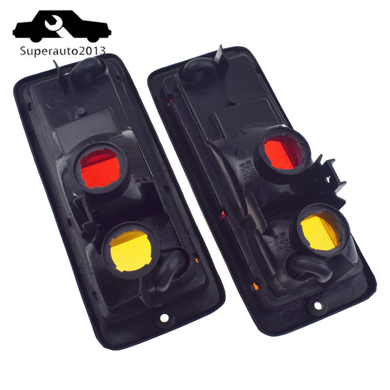 2X Rear Tail Left & Right Bumper Fog Light Lamp For Mitsubishi Pajero 1992-1999
