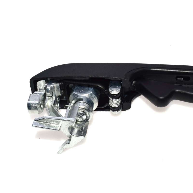 Left Front Outer Door Handle w/ Lock Cylinder Keys For Volkswagen 191-837-205A
