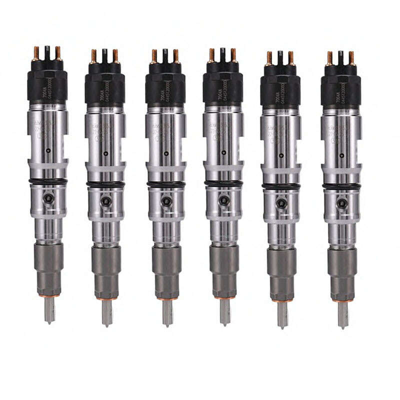 6Pcs Fuel Injector 0445120080 65.10401-7004A Fits For Daewoo Doosan DL06 Engine
