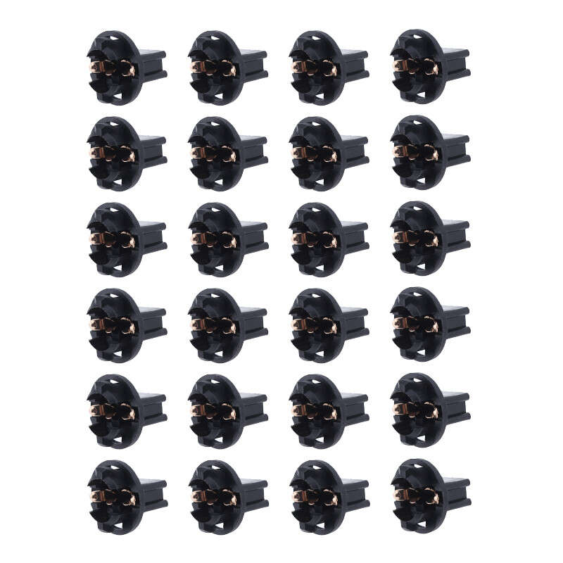 24x T10 168 194 Led instrument Panel Dash Light Bulb 1/2" Twist Lock Socket