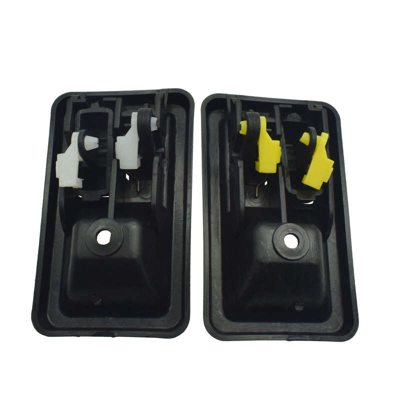 NEW LEFT+RIGHT Textured Black Inner Door Handle For 1987-06 Jeep Wrangler TJ /YJ