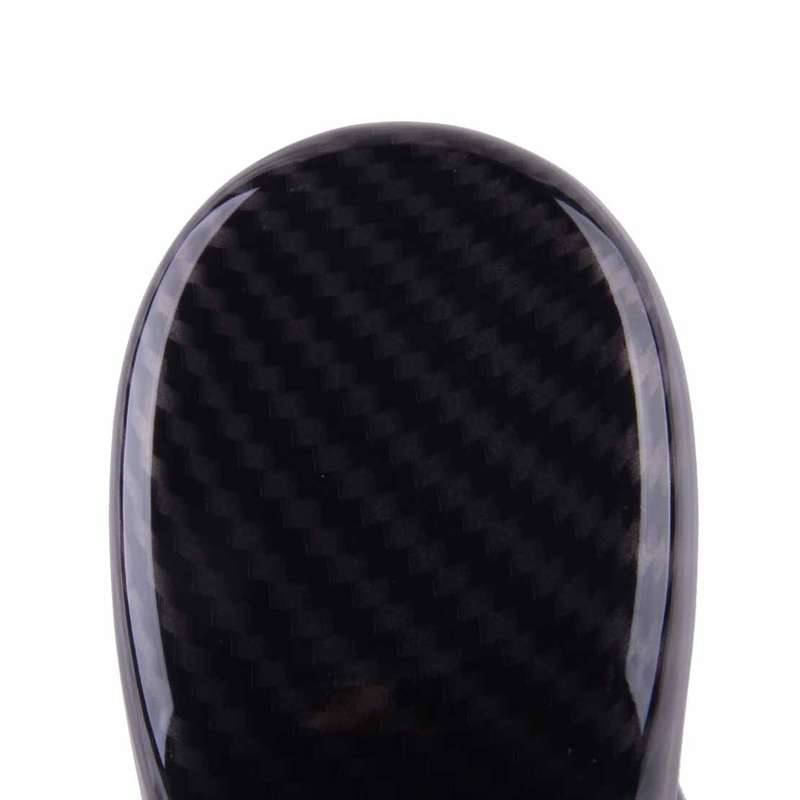 Carbon Fiber Style Gear Shift Knob Cover Trim Fit For Toyota Tundra 2014 to 2021