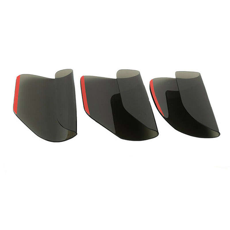 6pcs Smoked Black Tail Light Lamp Cover Guard Trim Fit For Ford Mustang 2015-17