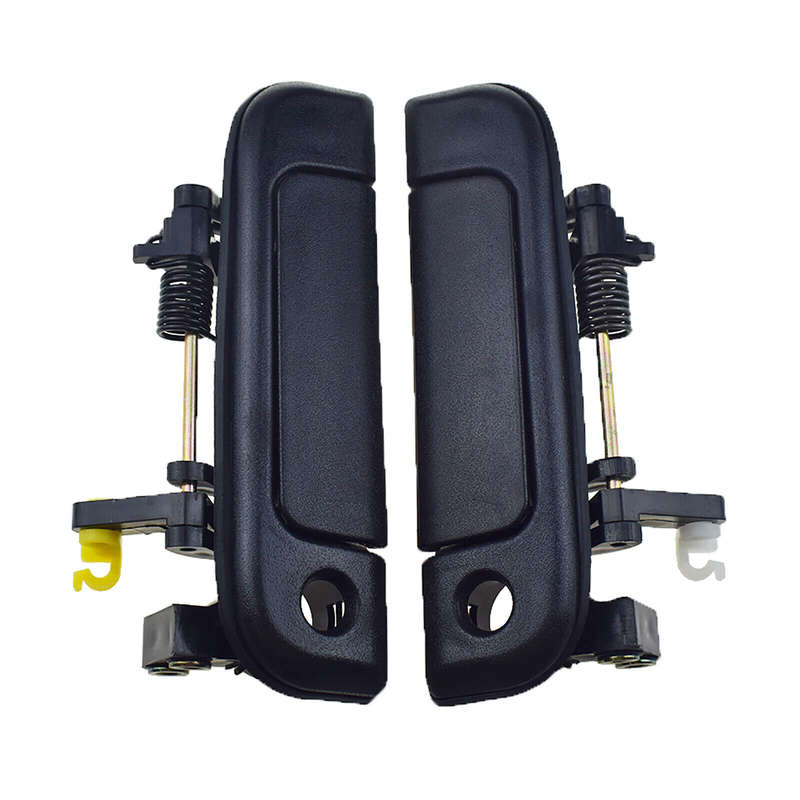 2PCS Outside Door Handle Front Left & Right Black For Toyota Hiace 1992-2004 New