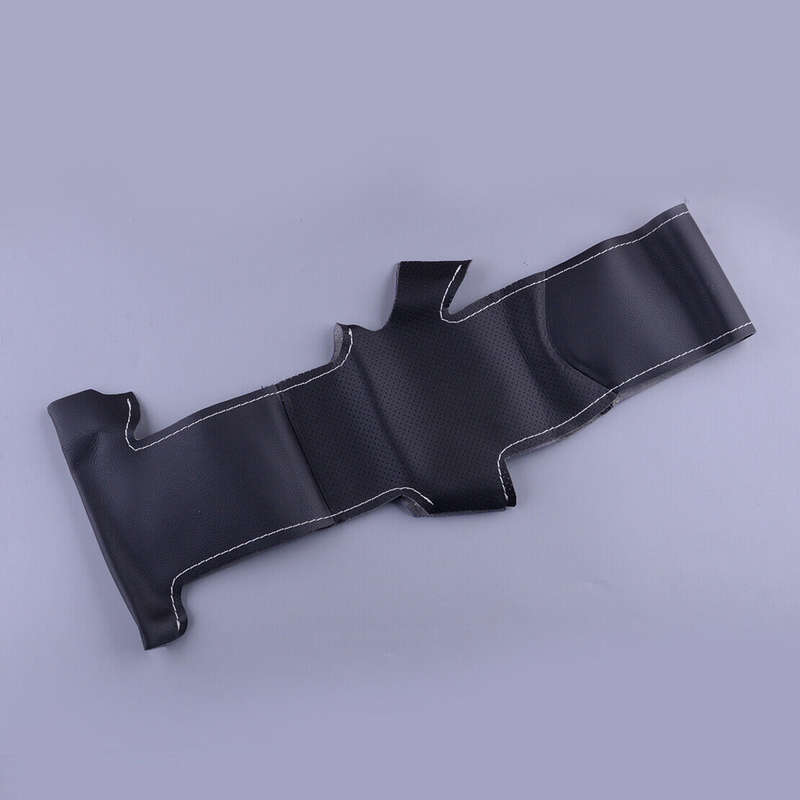 Black Steering Wheel Cover Wrap DIY Fit For Infiniti EX25 EX35 EX37 2008-2013