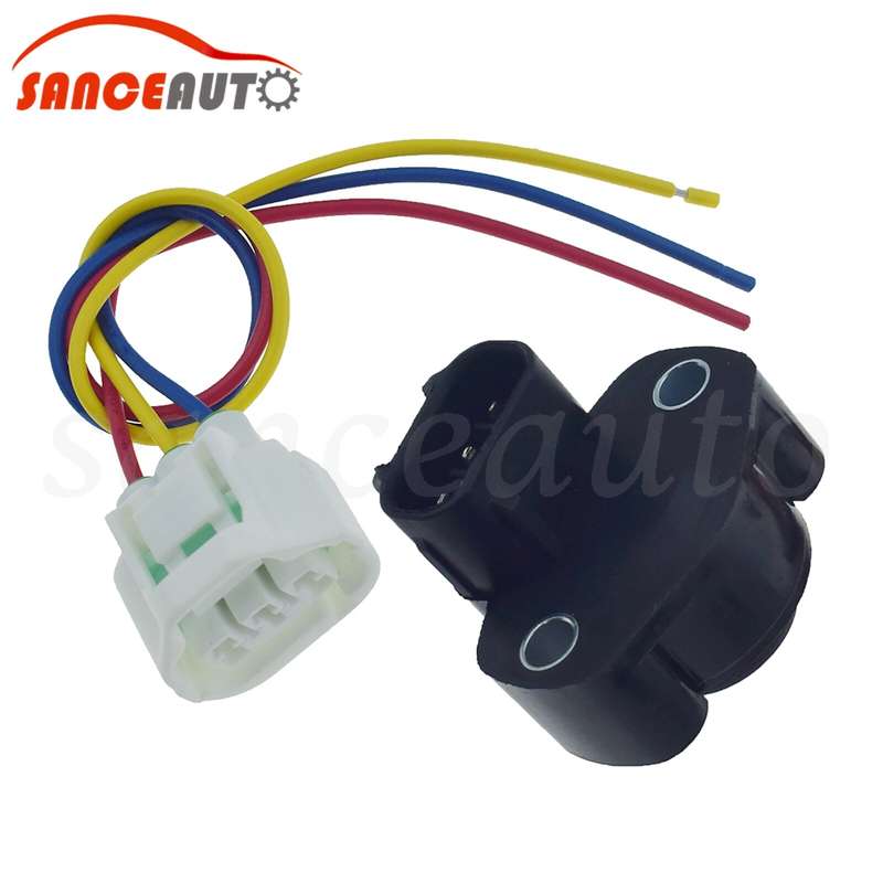 TPS Throttle Position Sensor W/ Plug For 97-01 Jeep Cherokee 2.5L 4.0L 4874371AB