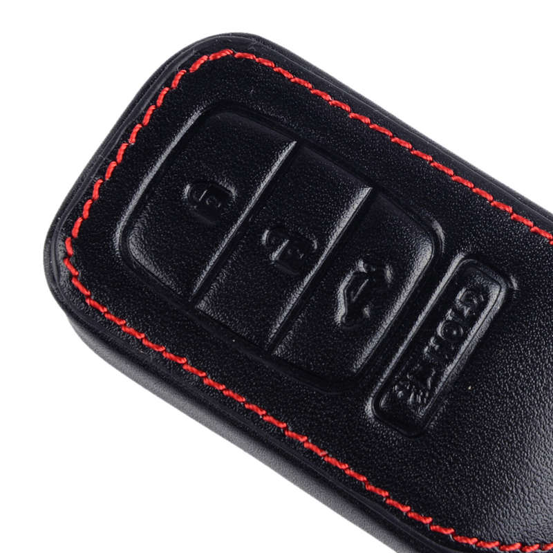 Car Leather Remote Key Cover Case Fob fit for Honda Accord Civic Pilot 4 Buttons