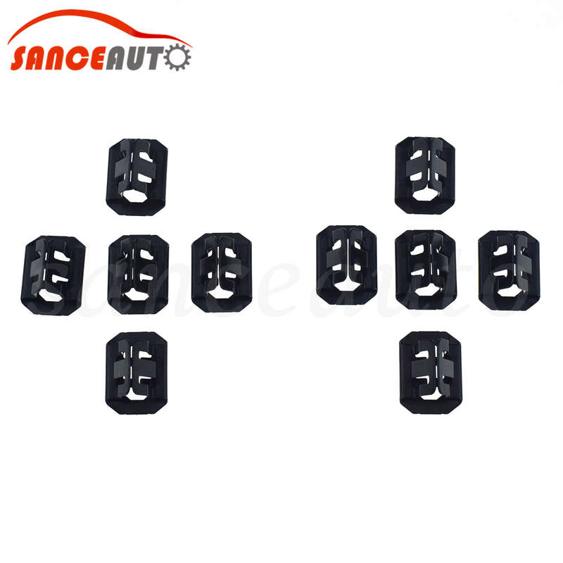 10PCS Front Bumper Cover Grille Fastener Clip for Chevrolet Avalanche 1999-2006