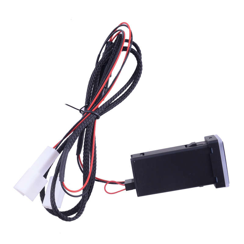 2 Port USB Phone Car Charger Adapter QC 3.0 Fast Charging Fit For Toyota Corolla
