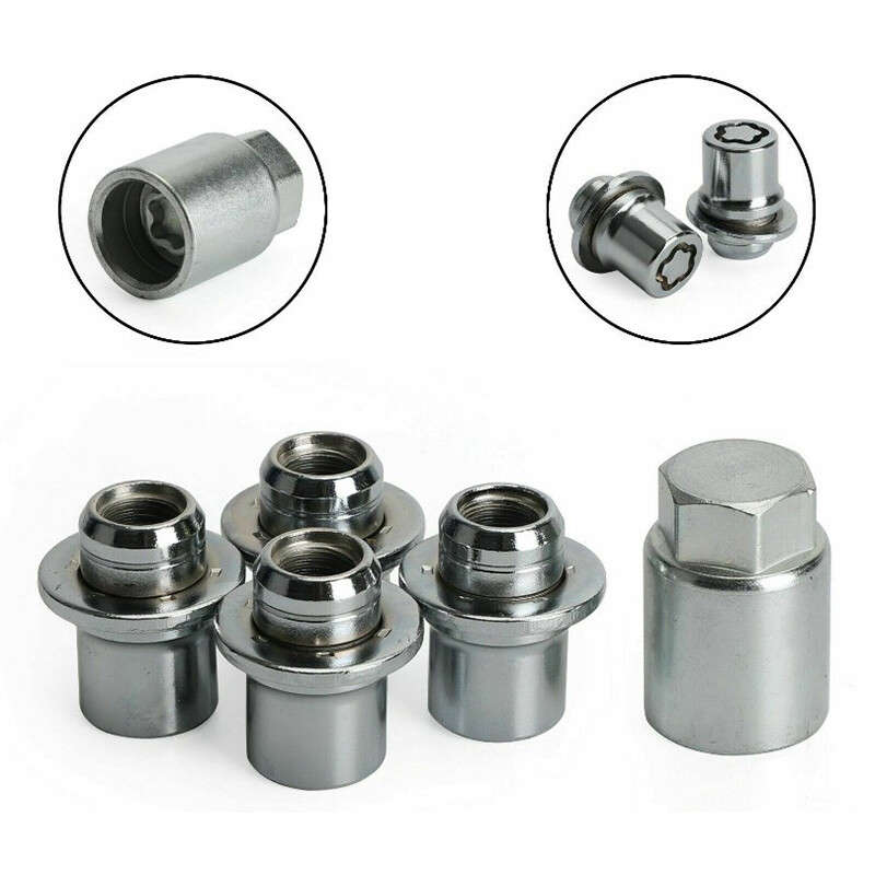 M12x1.5 Alloy Wheel Lock Lug Nut Set Anti-Theft 00276-00901 Fit for Toyota Lexus