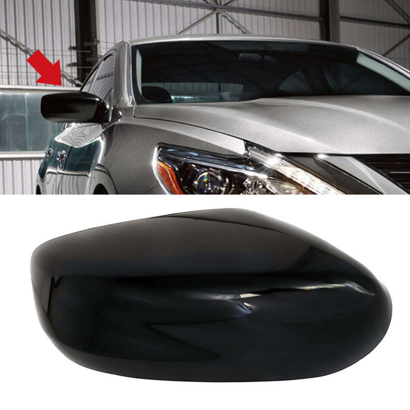 Right Rearview Side Wing Mirror Cover Cap Fit For Nissan Altima Sedan 2013-2017.
