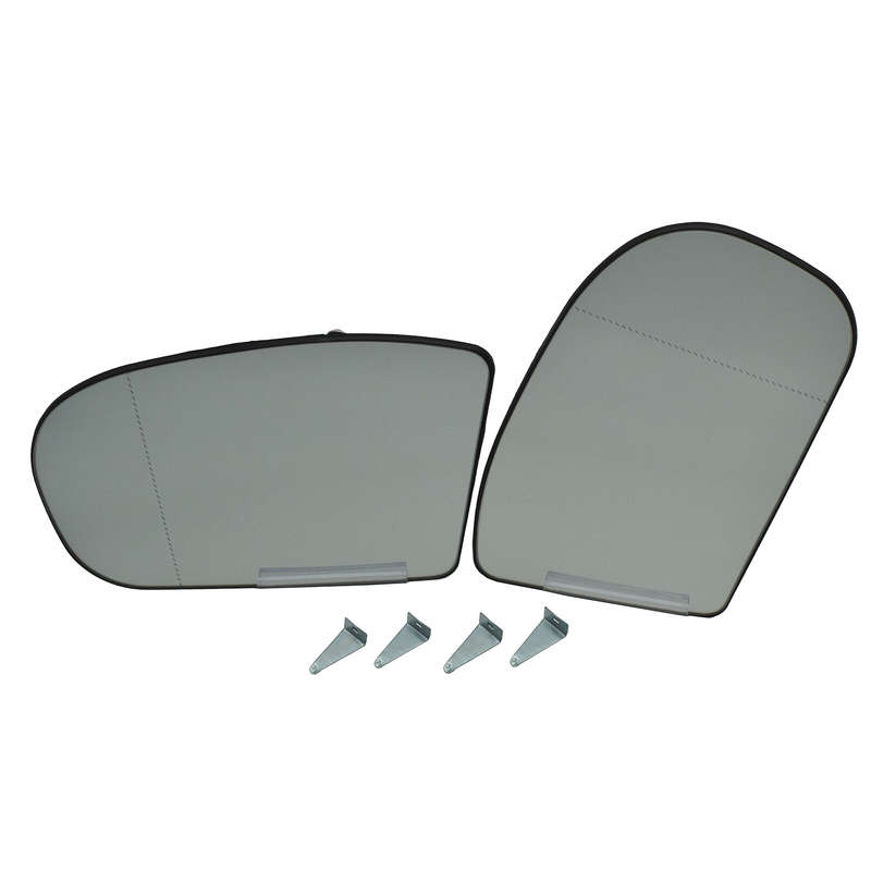 Pair Mirror Glass Heated w/ Backing for Mercedes-Benz E500 E55 AMG W203 W211 New