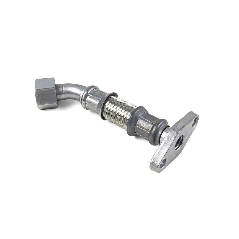 Turbocharger Oil Line Return Line with Clamps for Volkswagen Beetle Golf Jetta