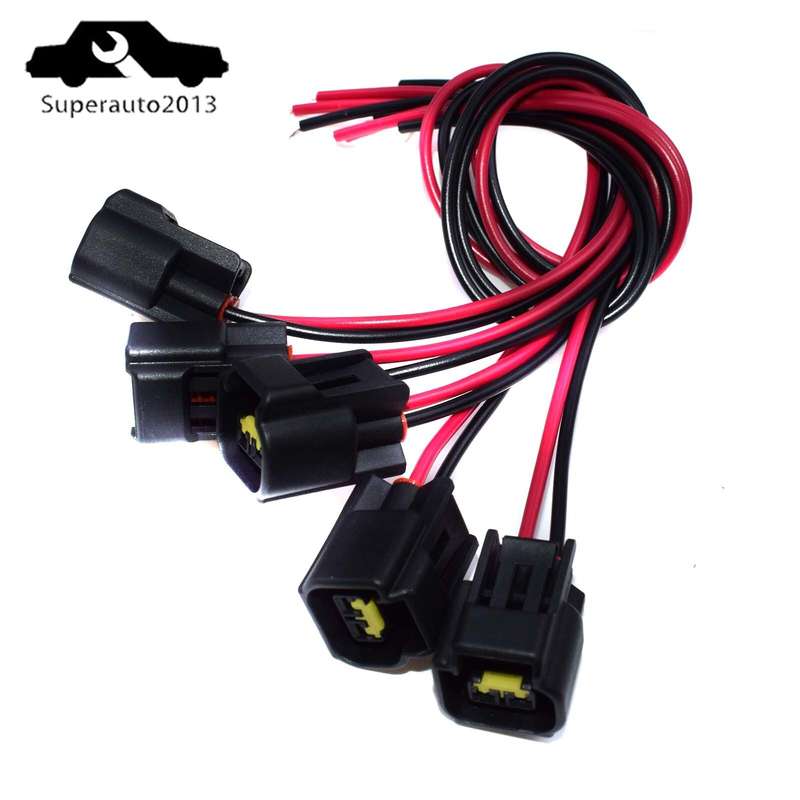 1P1258 New 5PCS Crankshaft Position Sensor Connector / Ignition Coil For Ford