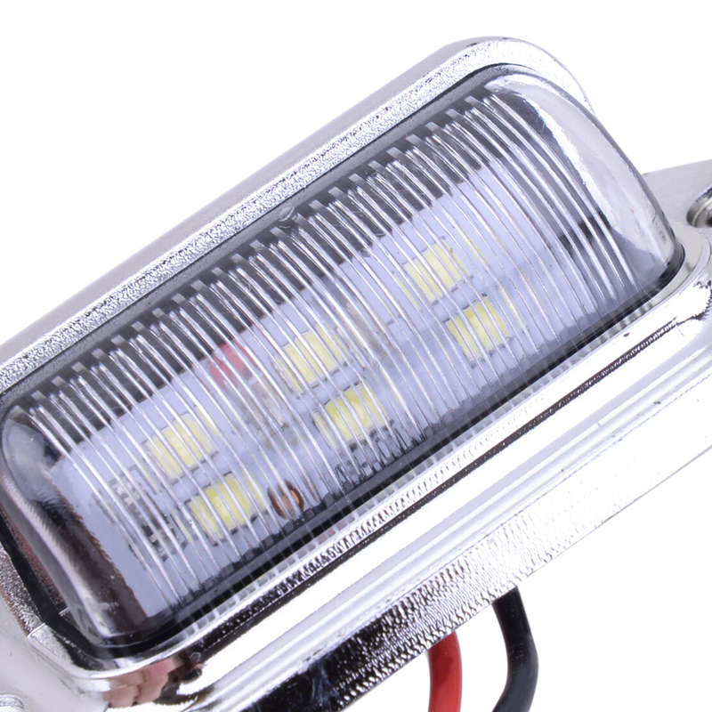4pcs Marine Boat RV LED Deck Courtesy Light Waterproof Stern Transom Light New