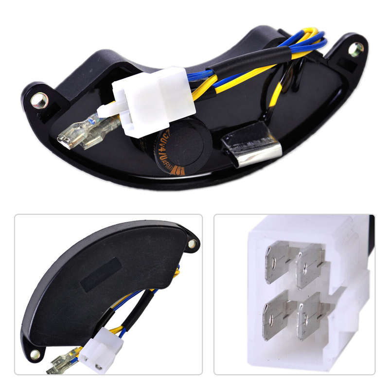 Automatic AVR Voltage Regulator Single Phase Rectifier Fit for 4-6.5KW Generator