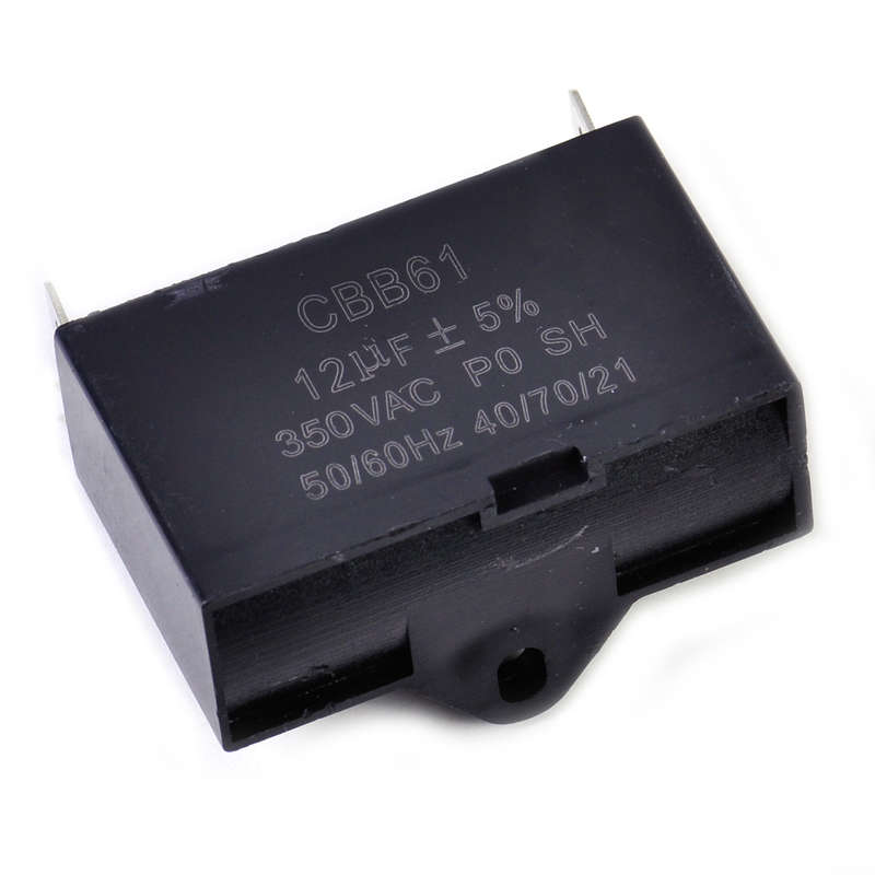 12uF CBB61 Small Gasoline Generator Capacitor 350 VAC 50/60HZ Ceiling Fan Motor