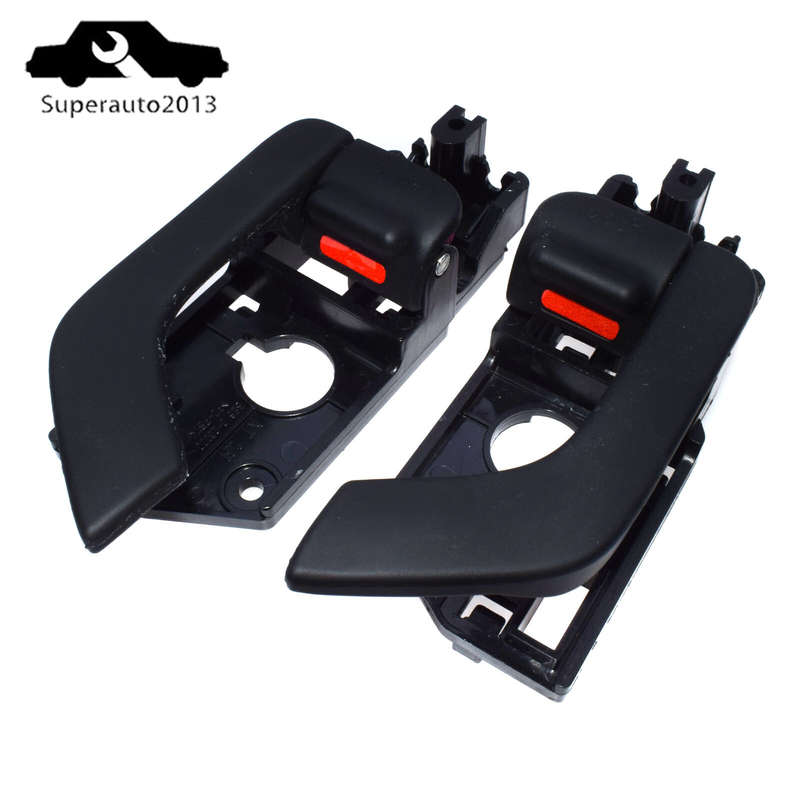 Pair Front Left & Right Side Interior Door Handle For Hyundai Tiburon 03-08 New