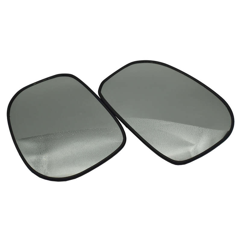 Pair Wing Side Mirror Glass Lens Non-Heated For Honda Jazz FIT GE6 GE8 2009-2014