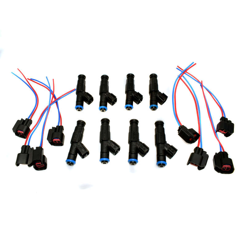 8 Sets Fuel Injectors w/ Plugs For Mercruiser V8 350 MAG 5.0 4.3 6.2 0280156081