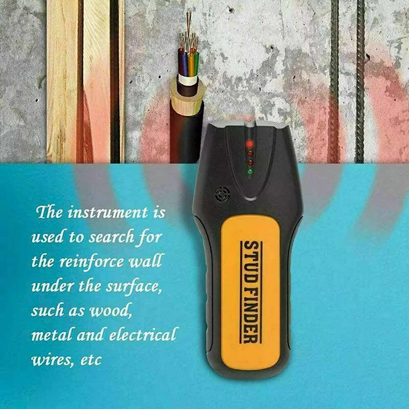 3 in 1 Stud Finder Wall Scanner Detector Wood Beam Metal Wire Sensor LCD NEW