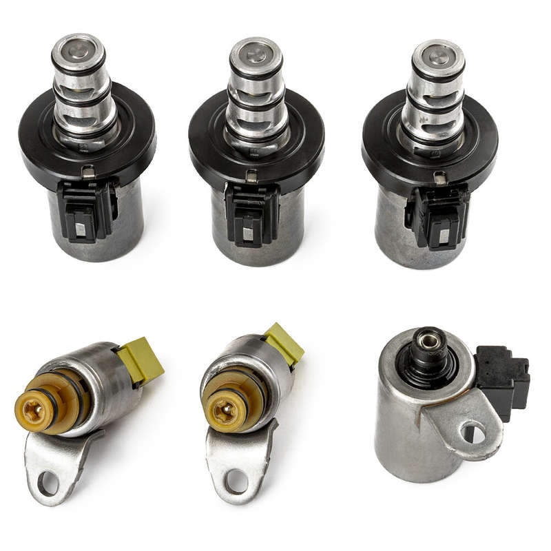 6 pcs Transmission Solenoid Kit For Mazda 2 3 5 6 CX-7 MPV 48420K-R 4F27E
