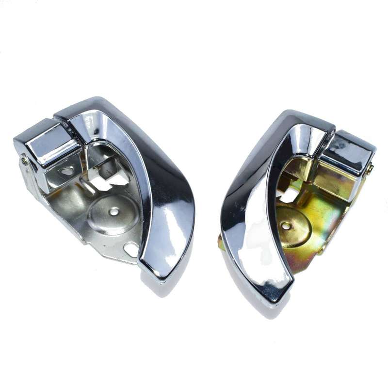 Rear Pair Inside Door Handles Chrome for Kia 03-09 Sorento 836103E011,836
