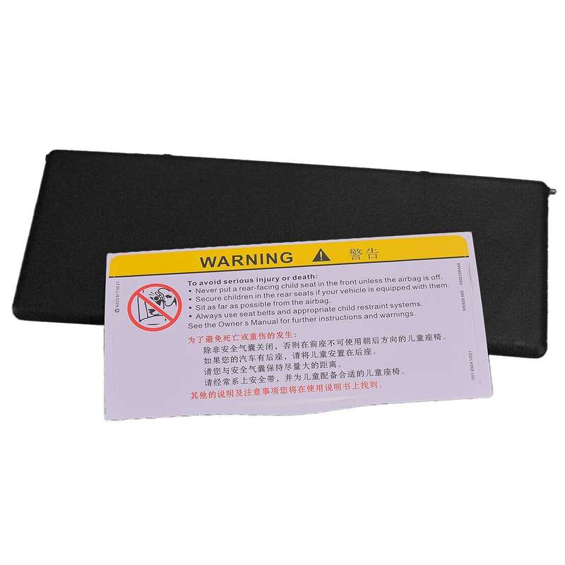 Black Sun Visor Makeup Mirror Cover Fit For Buick Envision Regal Excelle New