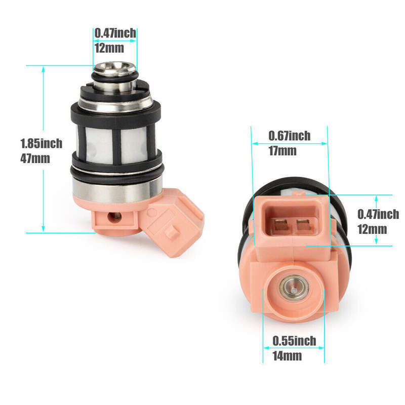 Set of 6 Fuel Injector For Nissan Pathfinder Quest D21 Pickup 3.0L 16600-88G10