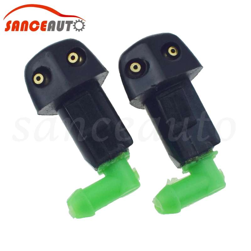 2pcs Windshield Washer Nozzle Spray Jet Front Pair for Honda Civic Acura Integra