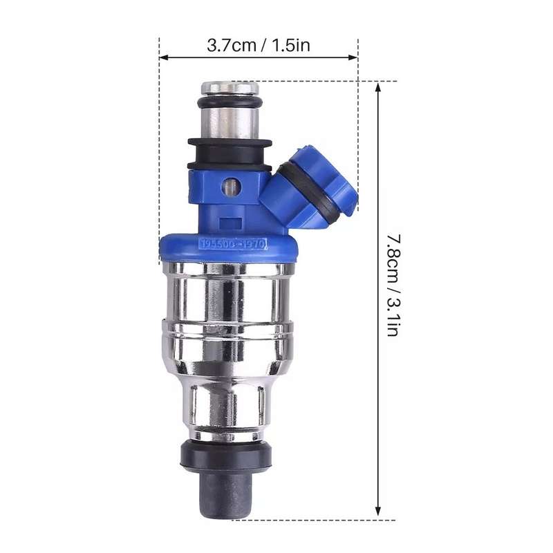 4pcs Fuel injector Nozzle 195500-1970 For 1990- 1993 MAZDA MIATA 1.6L