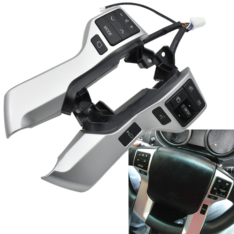With Cable For Toyota Prado Land Cruiser Audio Steering Wheel Switch 84250-60180