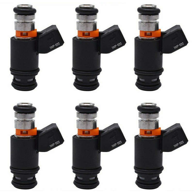 6Pcs Fuel Injector For Volkswagen Golf Jetta EuroVan 2.8L 021906031D