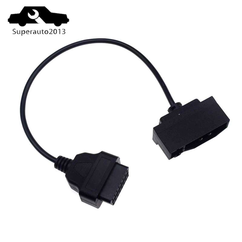 For Ford 7 A 16 Pines Obd1 A Obd2 New Conector Cable Adaptador Para