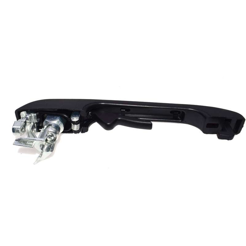 Left Front Outer Door Handle w/ Lock Cylinder Keys For Volkswagen 191-837-205A
