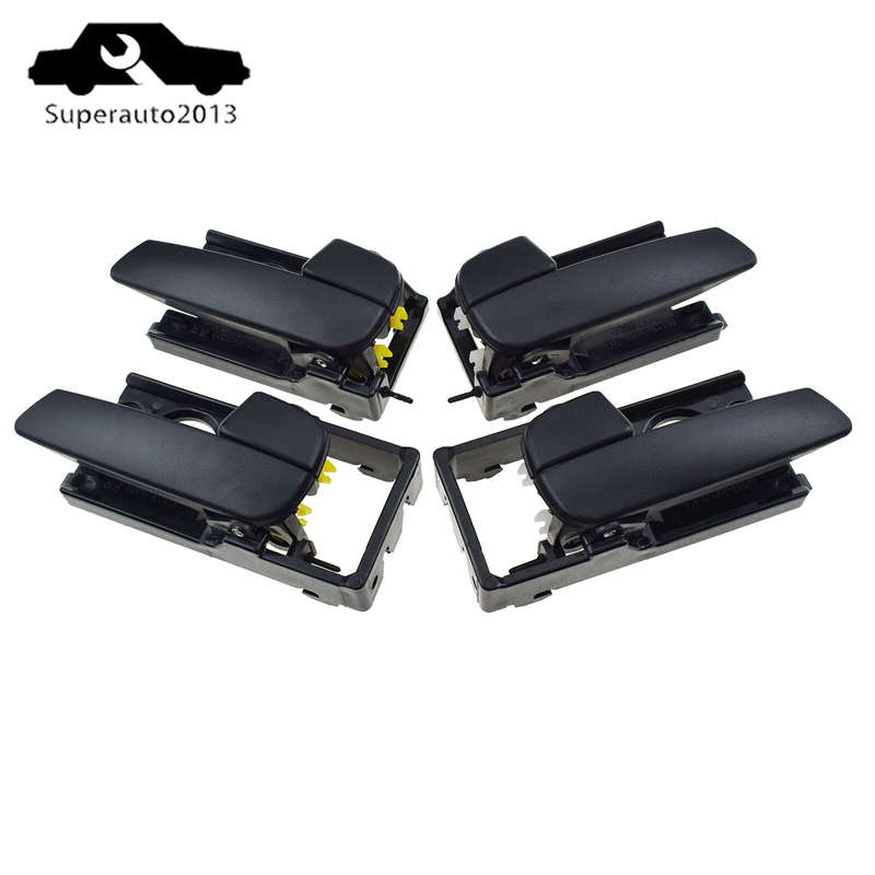 4PCS Interior Door Handle Front Rear Right Left For Kia Rio Rio5 2006 2007-2011