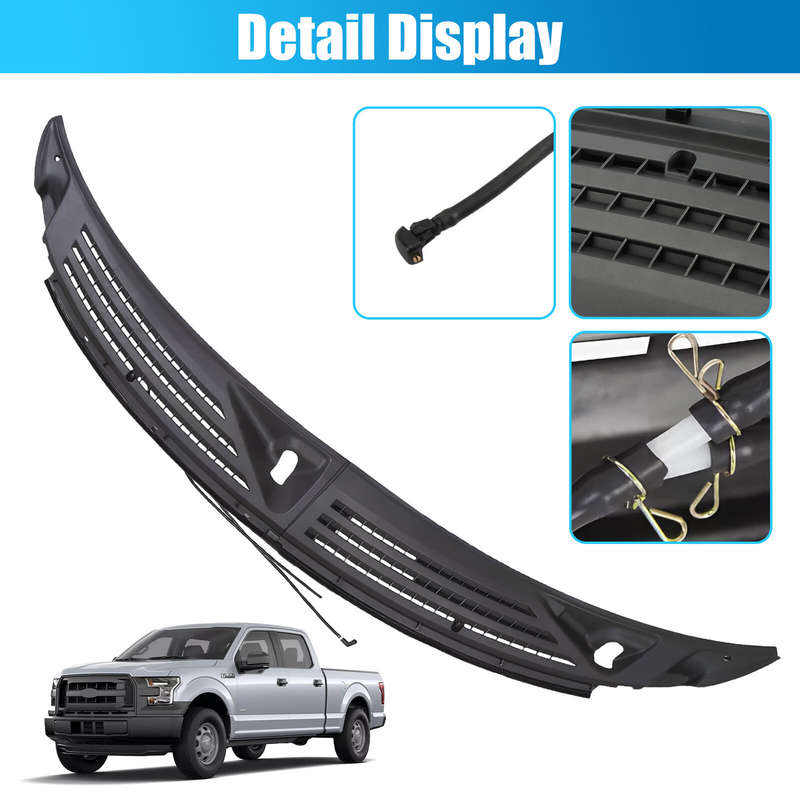 1 Pair RH & LH For 2009-2014 Ford F150 Ford Cowl Panel Grille Set w/ Seals