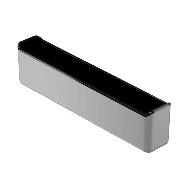 Car White Seat Gap Filler Storage Box Phone Holder Organizer