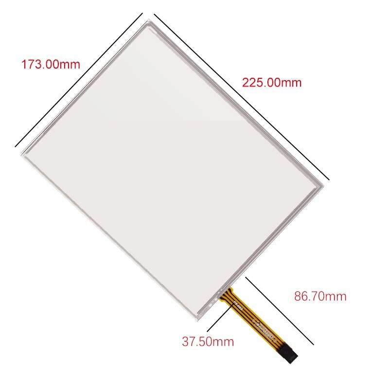 10.4" 4 wire Resistive Touch Screen 225*173mm 4:3 USB Interface Industrial Panel