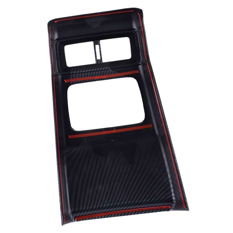 Carbon Fiber Style Rear Air Vent Outlet Cover Trim Fit for Honda CR-V 2023-2024