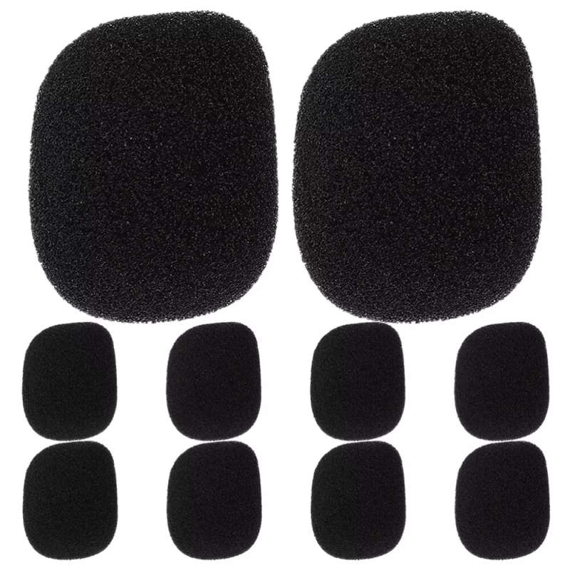 15 Pcs Mic Shield Wireless Microphone Lapel Headset Windscreen Sponge