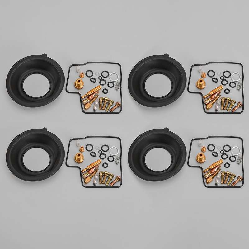 4set Carburetor Carb Repair Kit Diaphragm Fit For Honda VF1100C VF1100S VT1100C