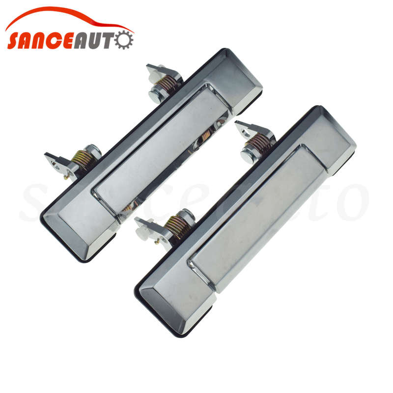 Chrome Front Outside Door Handle For Toyota Pickup Hilux 4Runner Land Cruiser