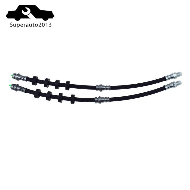 Pair Front Brake Hose For Ford Escape 08-12 Mazda Tribute Mercury Mariner 08-11