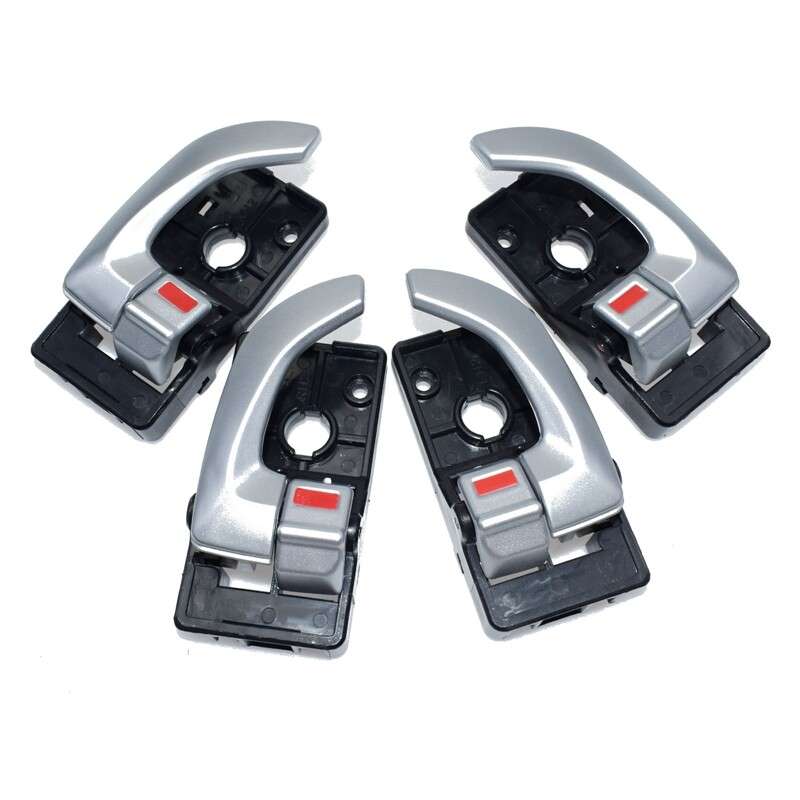 Outside Inside Door Handle Silver 8pcs for Hyundai Tucson 2.7L 2.0L 2005-2009