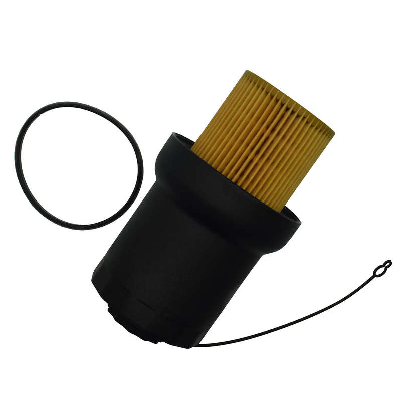 Oil Filter W/ Cover Cap For VW 2.5L Jetta Beetle Rabbit MK5 MK6 06-14 07K115408